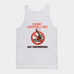 Camp Crystal Lake - No Swimming Tank Top